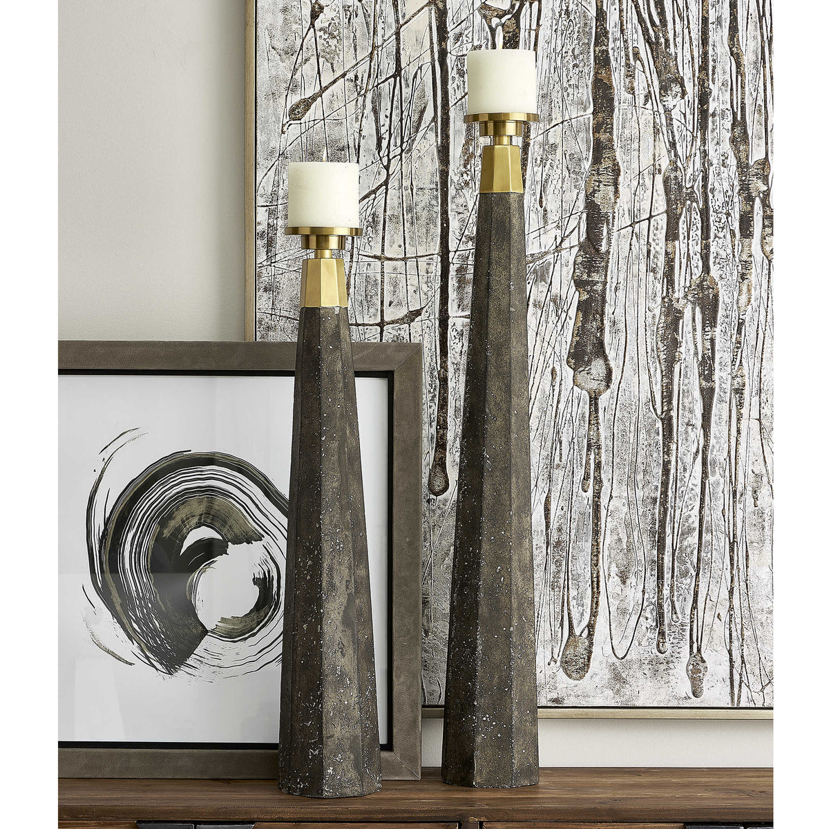Uttermost Accessories Pons Candleholders, S/2 House of Isabella UK