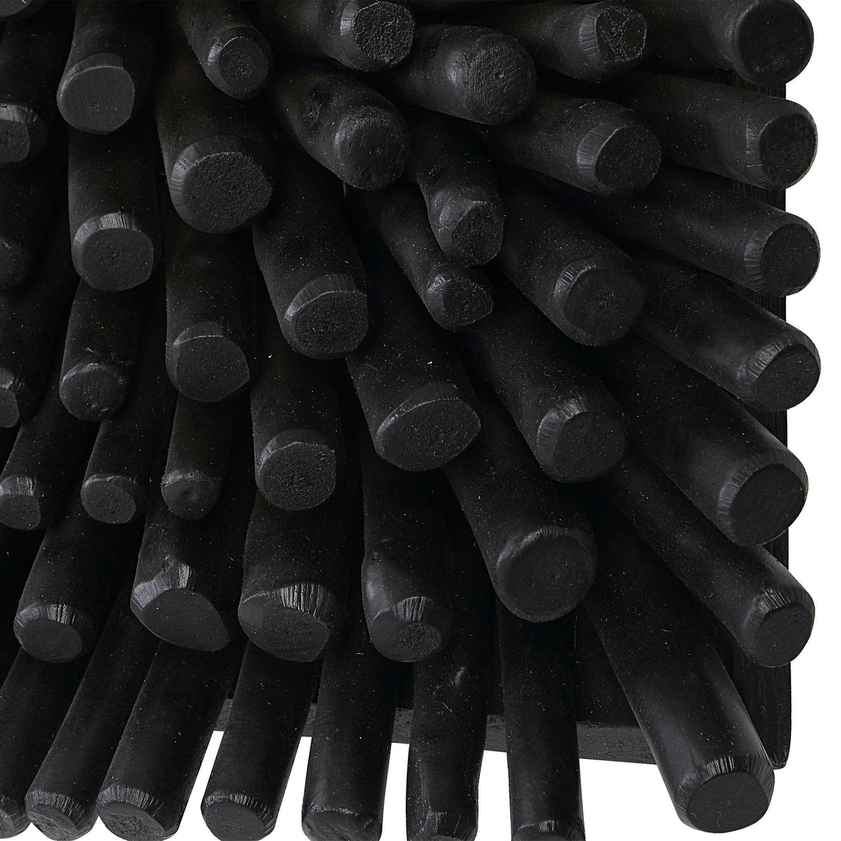 Portside Black Wood Wall Panel.