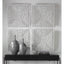 Uttermost Accessories Portside White Wood Wall Panel House of Isabella UK
