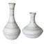 Uttermost Accessories Potter Indoor-Outdoor Fluted Striped Vases, Set of 2 House of Isabella UK