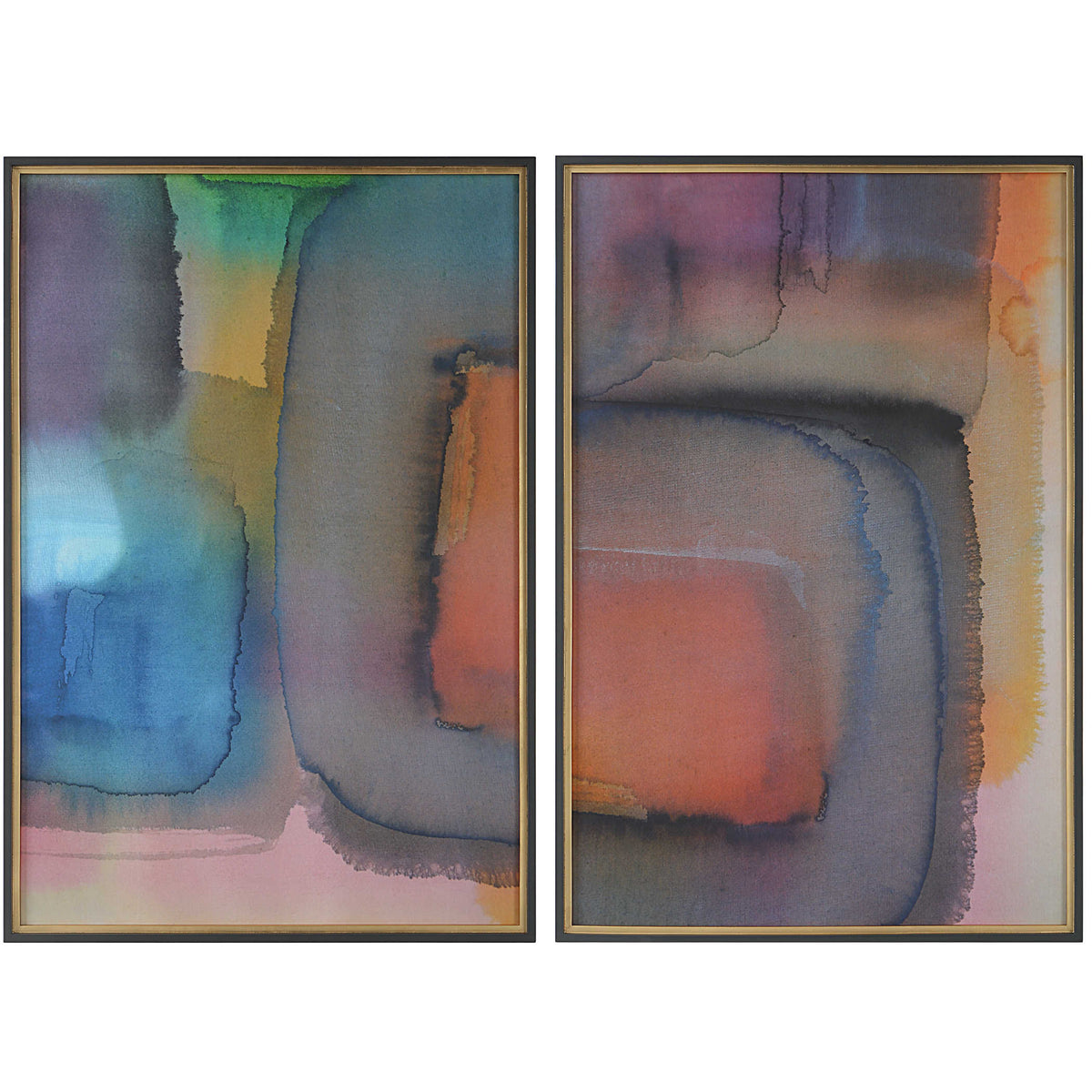 Uttermost Accessories Prismatic Framed Prints, S/2 House of Isabella UK