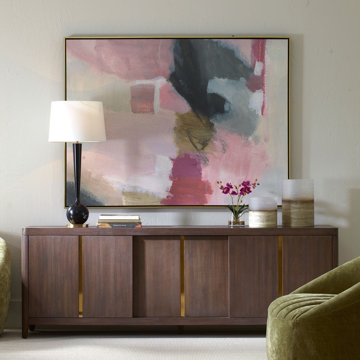 Uttermost Accessories Process Abstract Framed Canvas House of Isabella UK