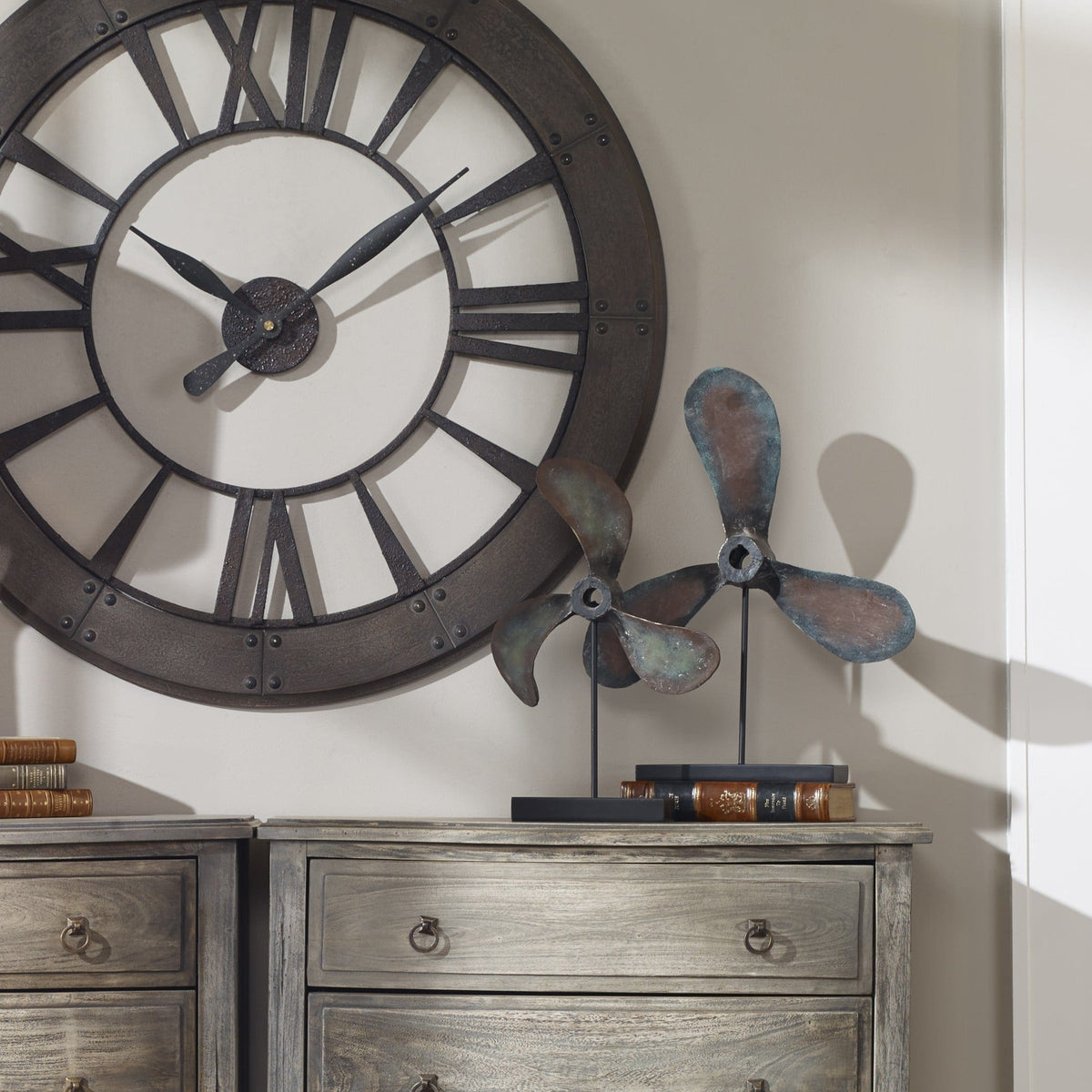 Uttermost Accessories Propellers Rust Sculptures, S/2 House of Isabella UK