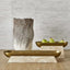 Uttermost Accessories Raised Consciousness Travertine & Brass Bowl - Tall House of Isabella UK