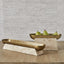 Uttermost Accessories Raised Consciousness Travertine & Brass Bowl - Tall House of Isabella UK