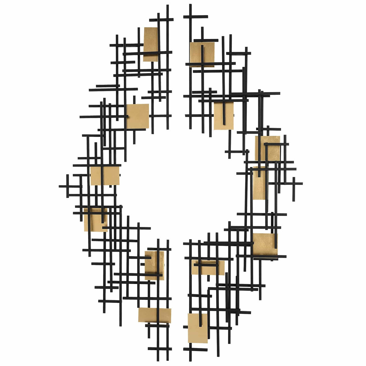 Uttermost Accessories Reflection Metal Grid Wall Decor - Set of 2 House of Isabella UK