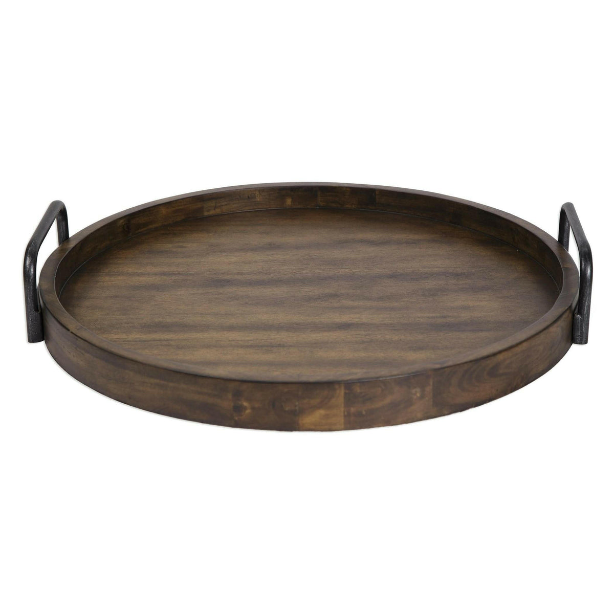 Reine Round Wooden Tray.