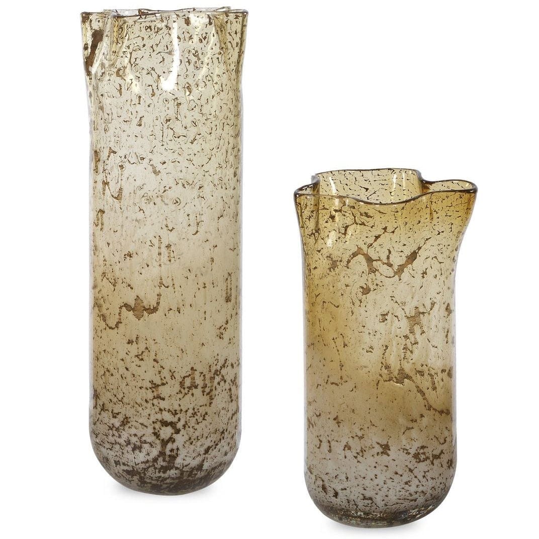 Uttermost Accessories Rhine Seeded Glass Vases - Set of 2 House of Isabella UK