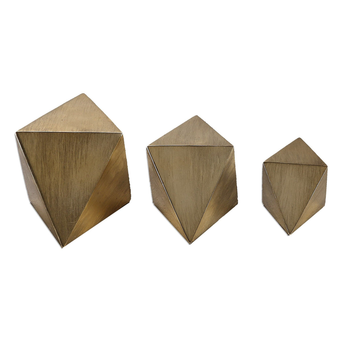 Uttermost Accessories Rhombus Champagne Accents - Set of 3 House of Isabella UK