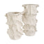 Uttermost Accessories Ripple Crest White Vases Set of 2 House of Isabella UK