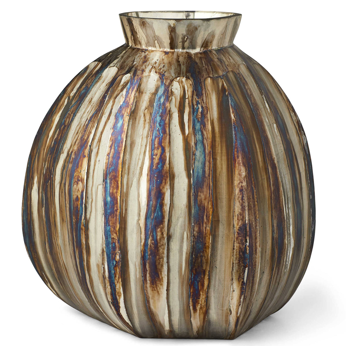 Uttermost Accessories Ripple Vase - Bronze Medium House of Isabella UK