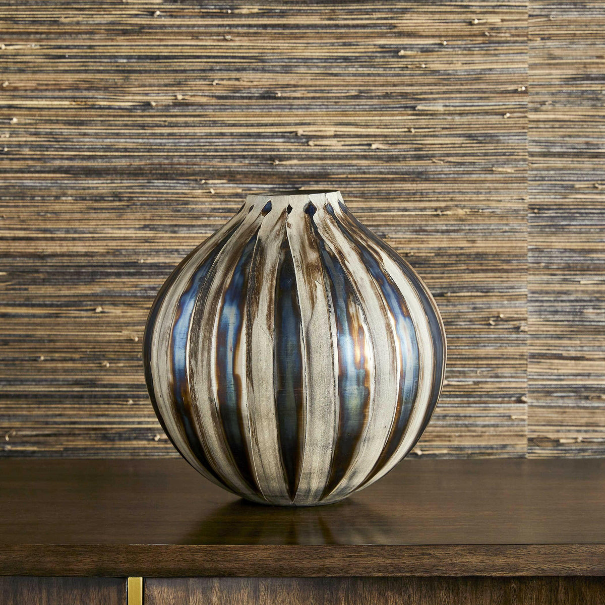Ripple Vase - Bronze Small.