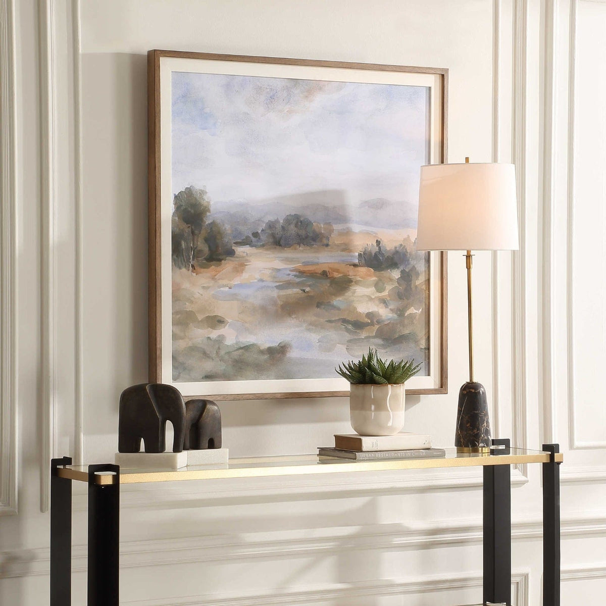 Uttermost Accessories River Afternoon Framed Print House of Isabella UK