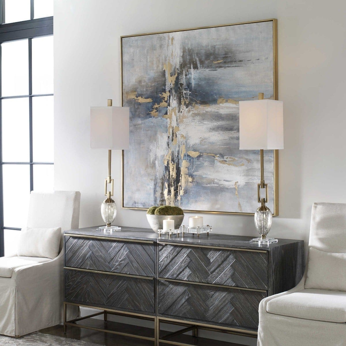 Uttermost Accessories Road Less Traveled Abstract Art House of Isabella UK