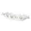 Uttermost Accessories Ruffled Feathers Modern Indoor-Outdoor White Bowl House of Isabella UK