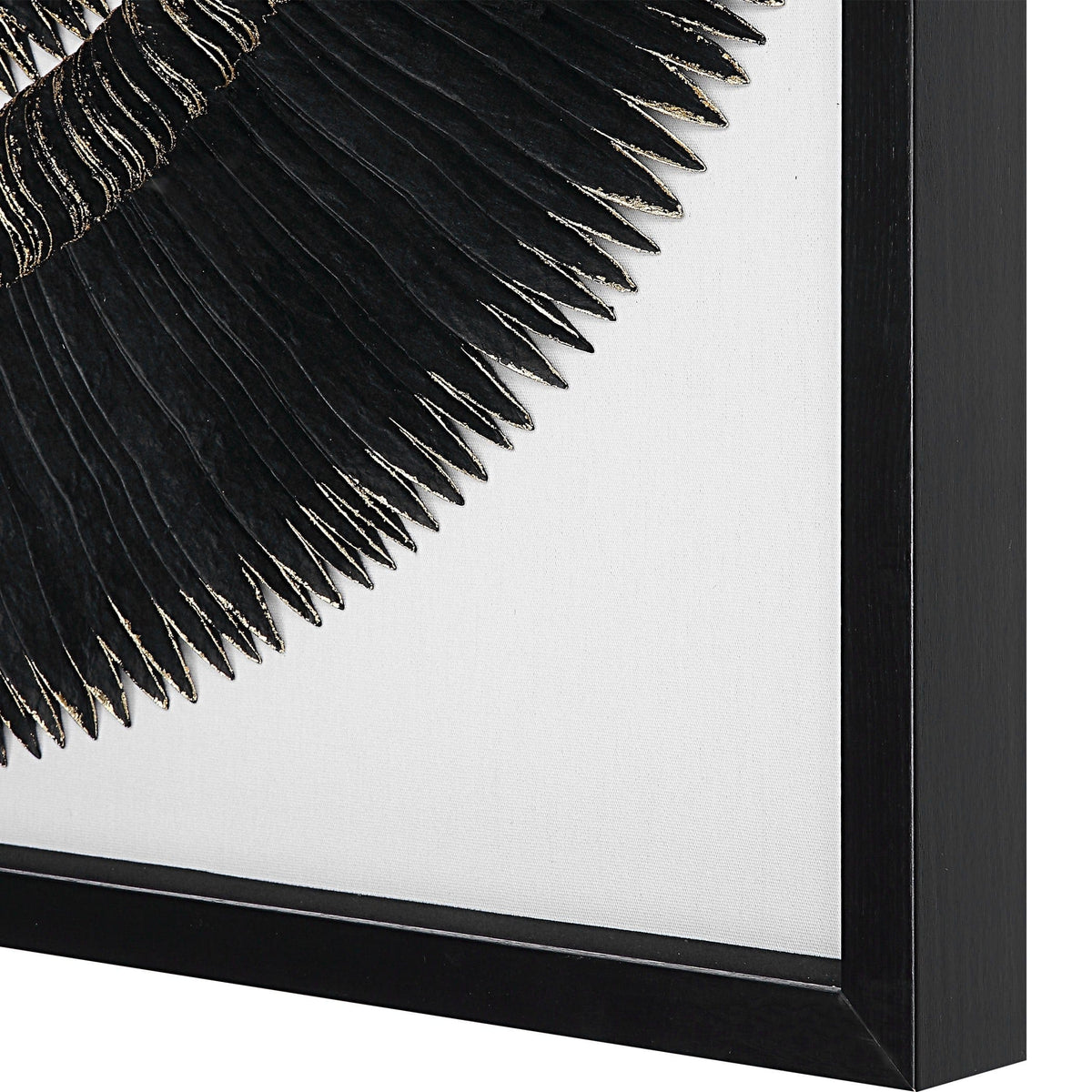 Uttermost Accessories Sandara Black And Gold Shadow Box House of Isabella UK