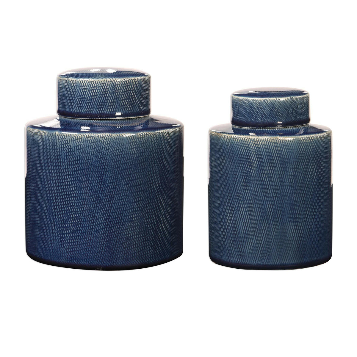Saniya Blue Containers, S/2.