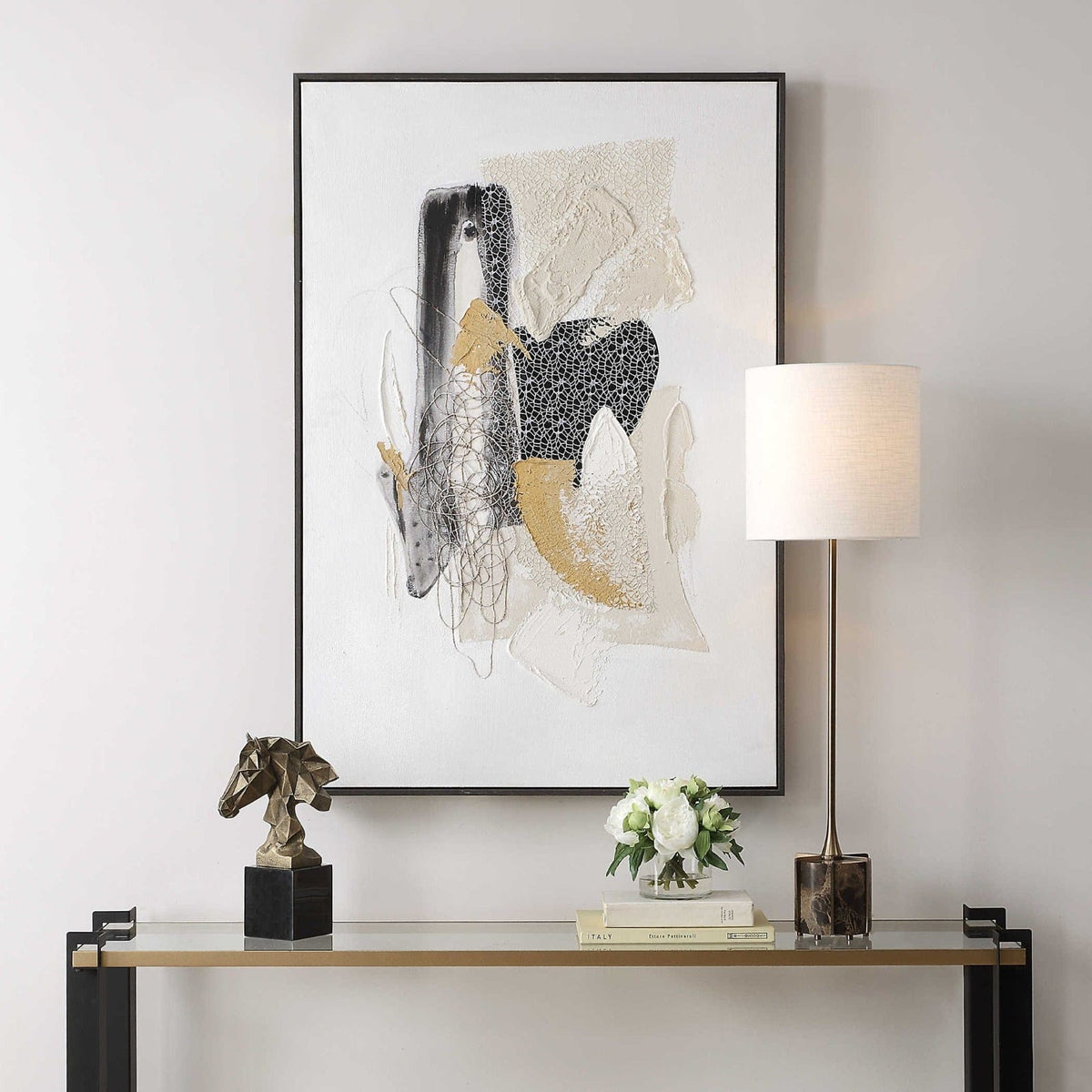 Uttermost Accessories Scatter Hand Painted Canvas House of Isabella UK