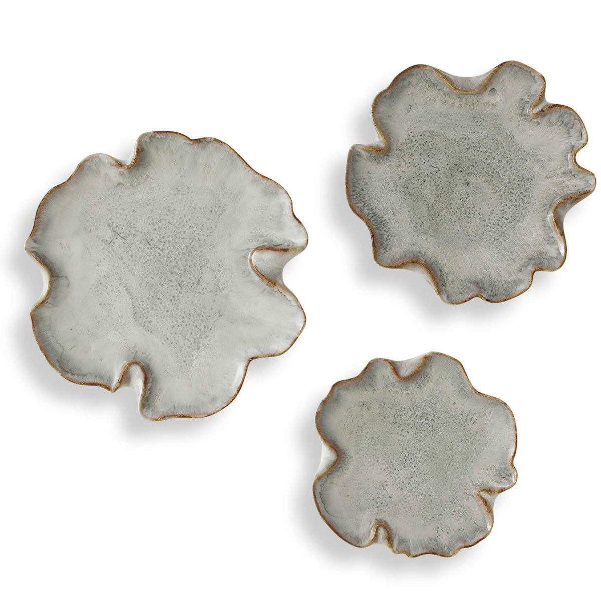 Uttermost Accessories Selene Grey Wall Decor, Set of 3 House of Isabella UK
