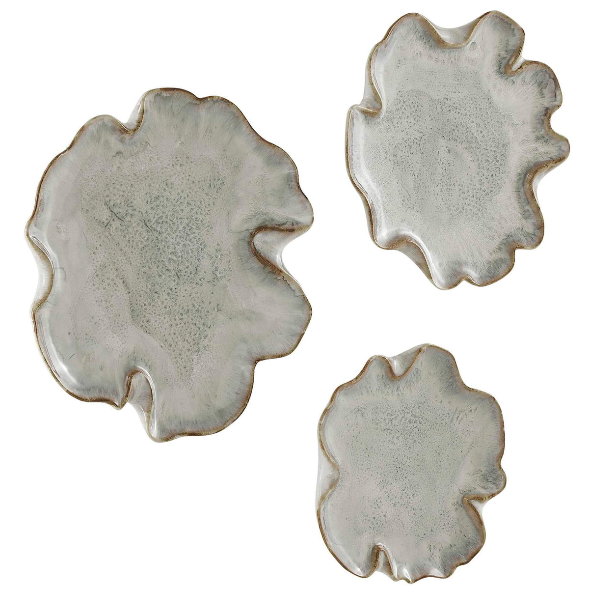 Uttermost Accessories Selene Grey Wall Decor, Set of 3 House of Isabella UK