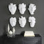 Uttermost Accessories Self-Portrait White Mask Wall Décor - Set of 6 House of Isabella UK