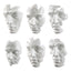 Uttermost Accessories Self-Portrait White Mask Wall Décor - Set of 6 House of Isabella UK