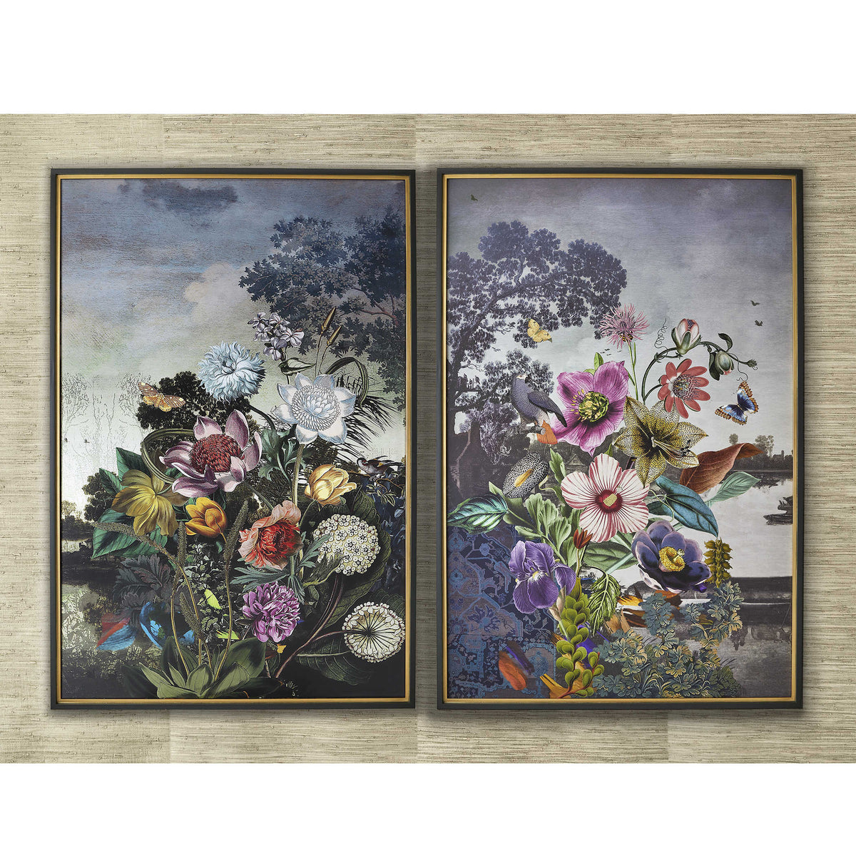 Uttermost Accessories Serene Garden Fantasy Framed Print House of Isabella UK