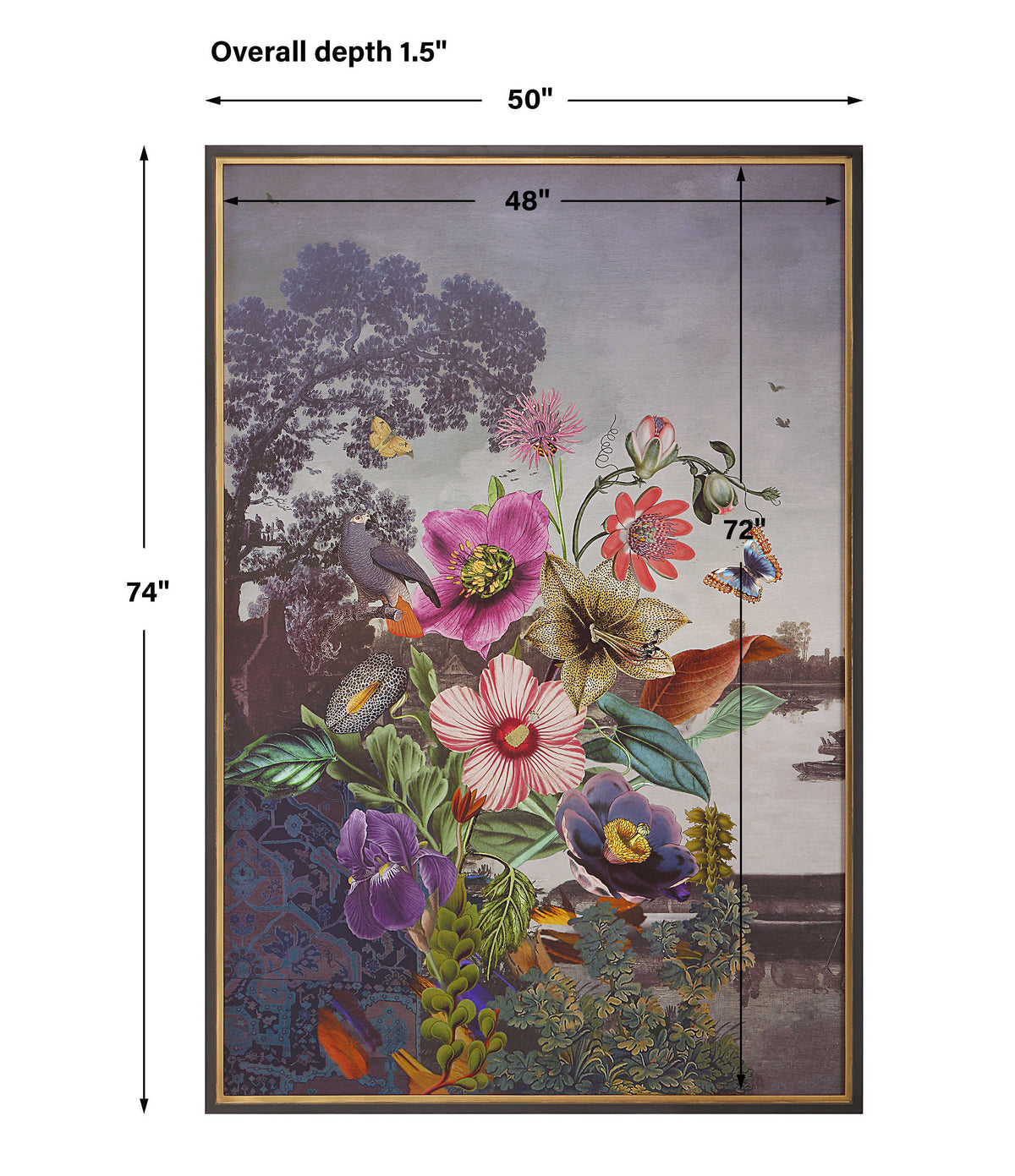 Uttermost Accessories Serene Garden Fantasy Framed Print House of Isabella UK
