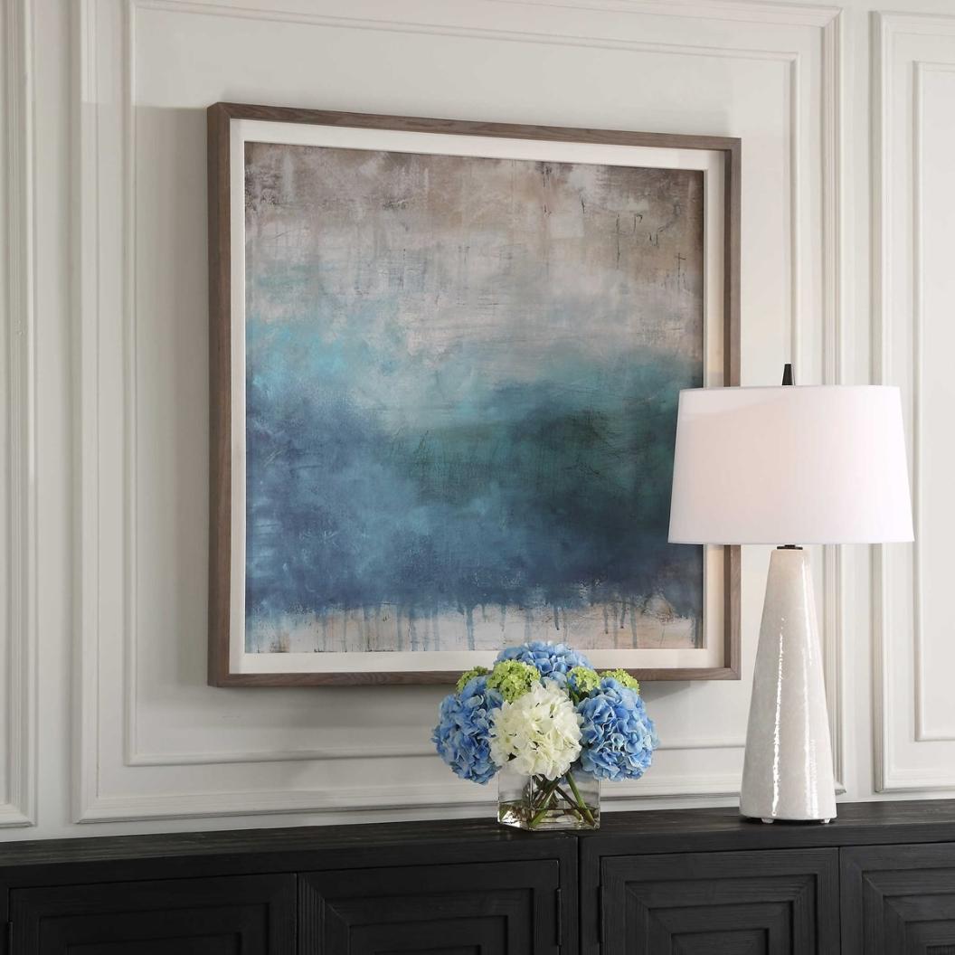Uttermost Accessories Serenity Paused Framed Abstract Print House of Isabella UK