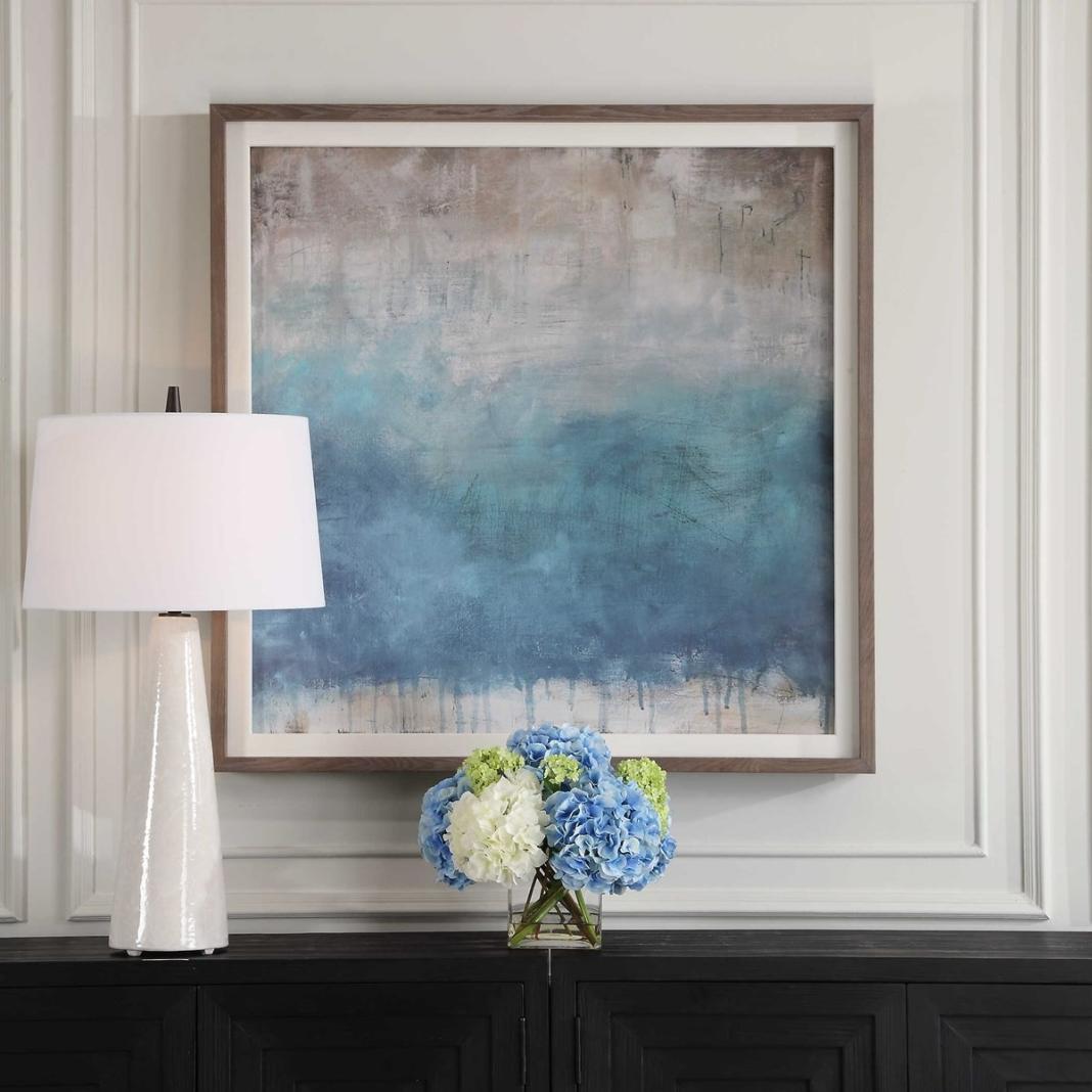Uttermost Accessories Serenity Paused Framed Abstract Print House of Isabella UK