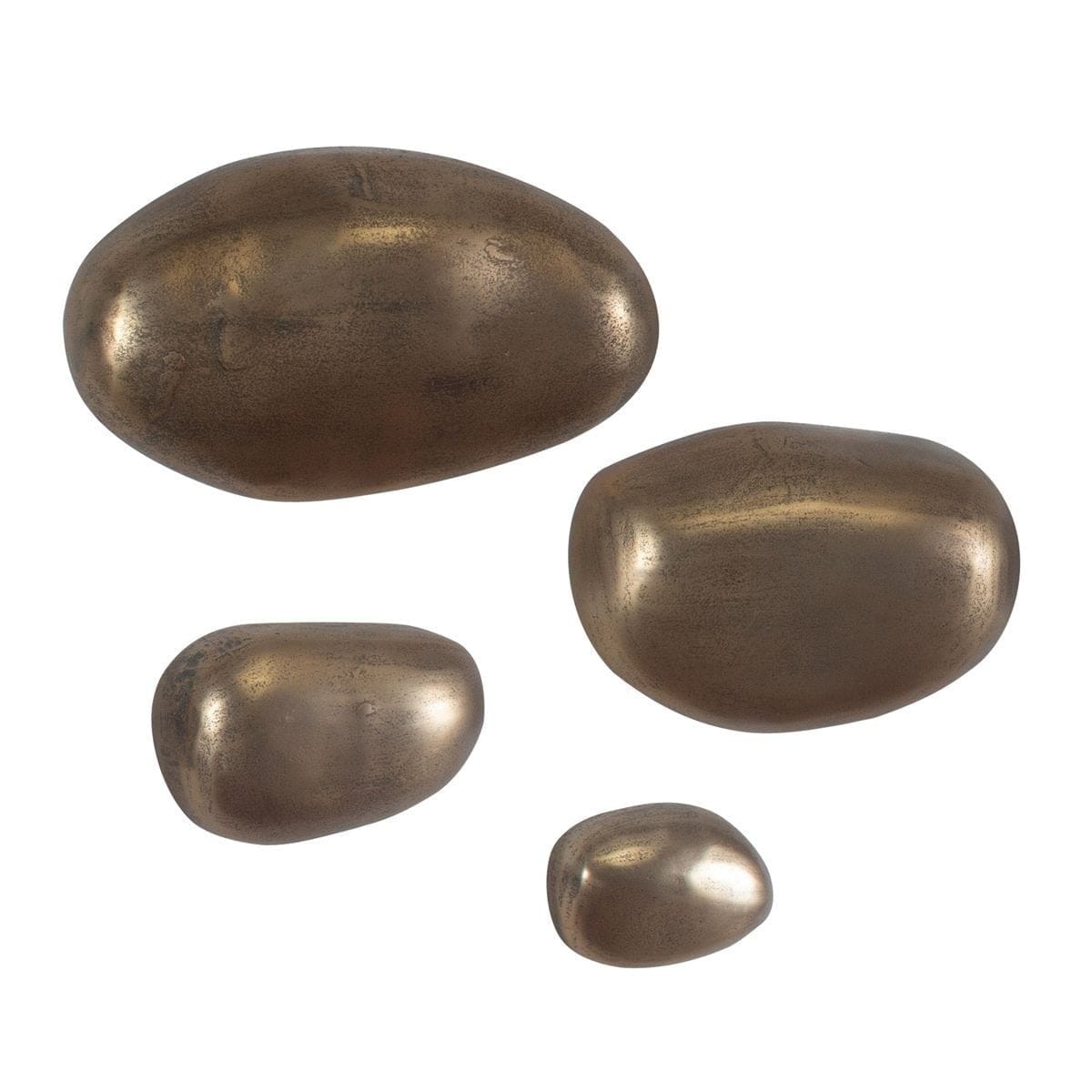 Uttermost Accessories Set In Stone Brass Outdoor Wall Art Set of 4 House of Isabella UK