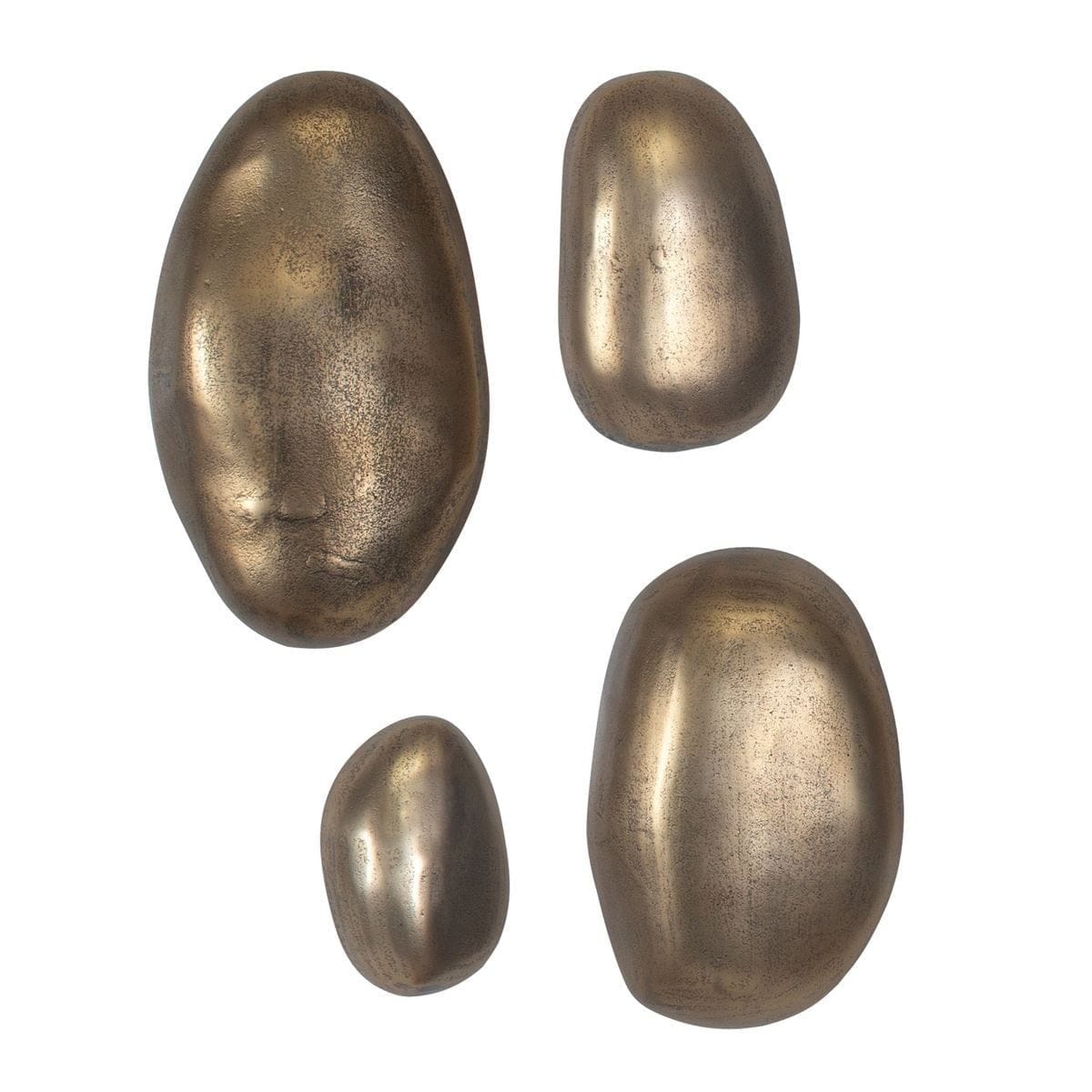 Uttermost Accessories Set In Stone Brass Outdoor Wall Art Set of 4 House of Isabella UK
