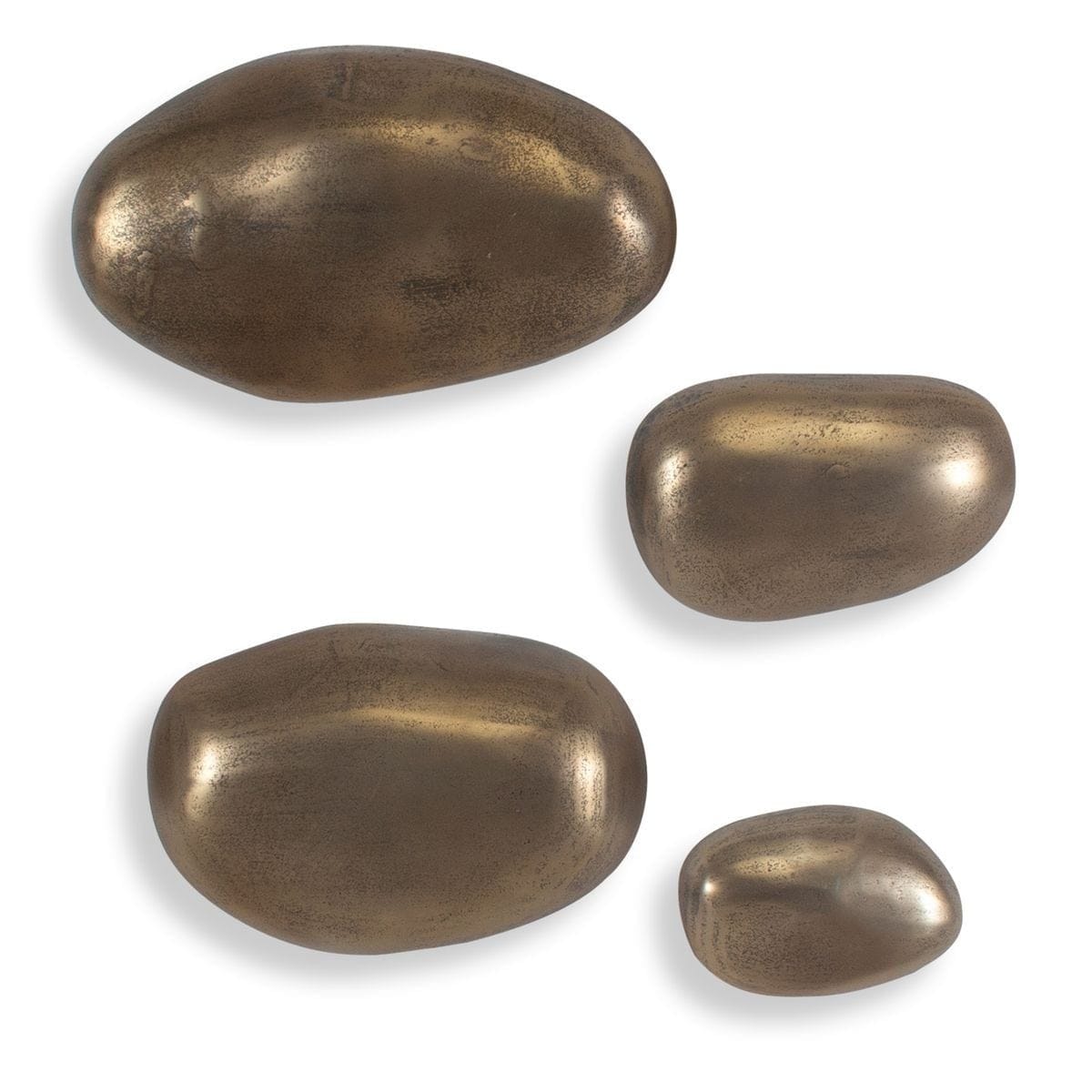 Uttermost Accessories Set In Stone Brass Outdoor Wall Art Set of 4 House of Isabella UK