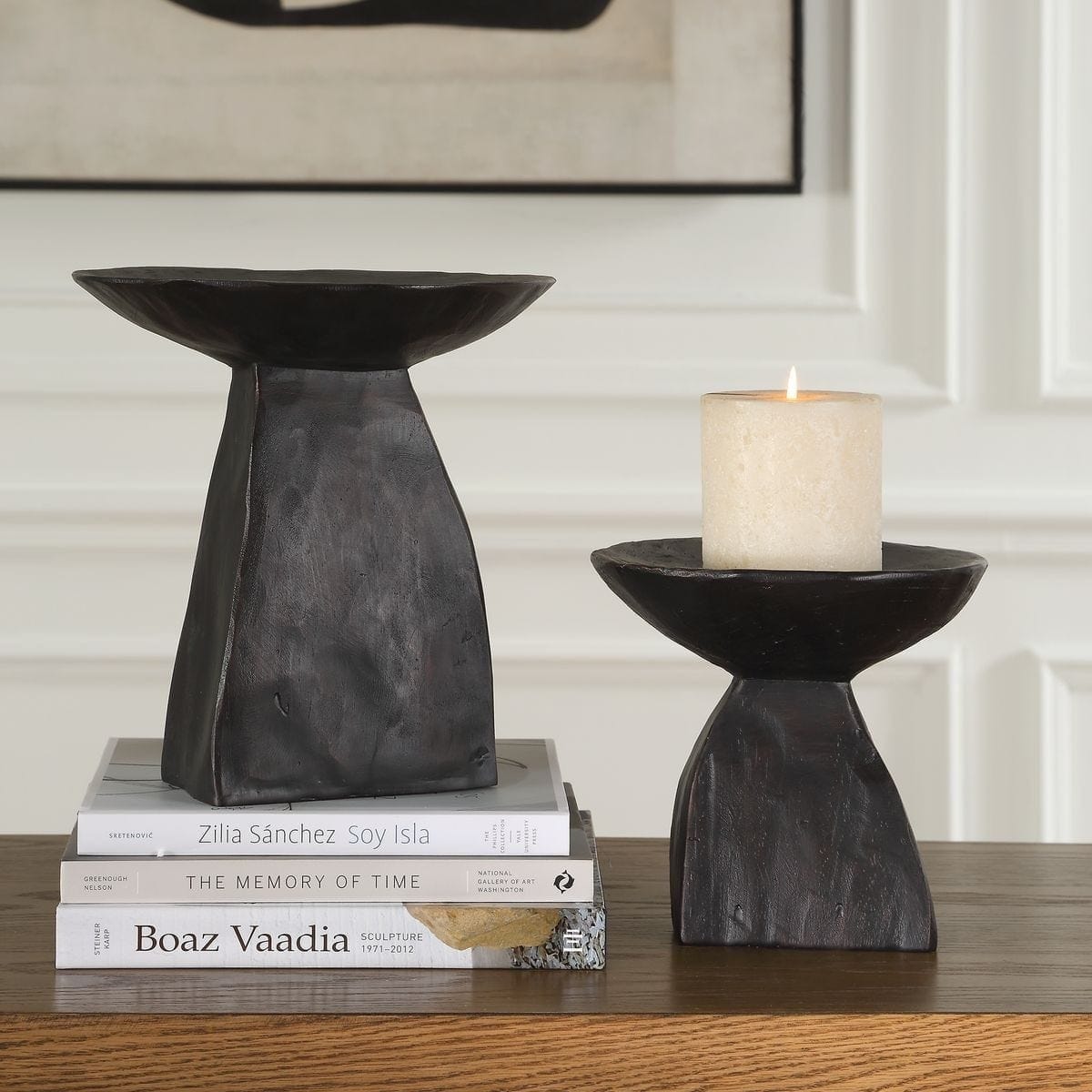 Uttermost Accessories Shadow Pedestal Bowls - Set of 2 House of Isabella UK
