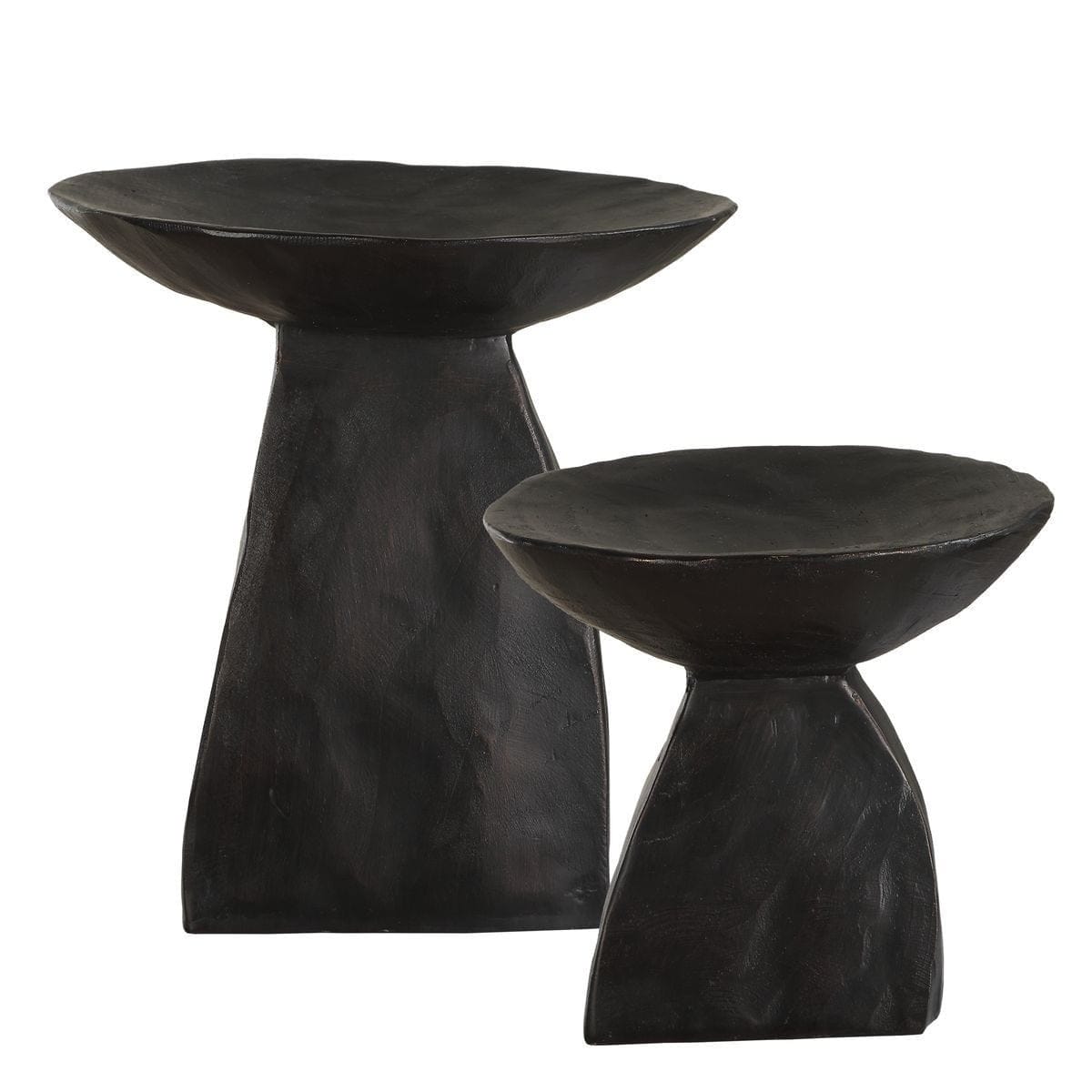Uttermost Accessories Shadow Pedestal Bowls - Set of 2 House of Isabella UK