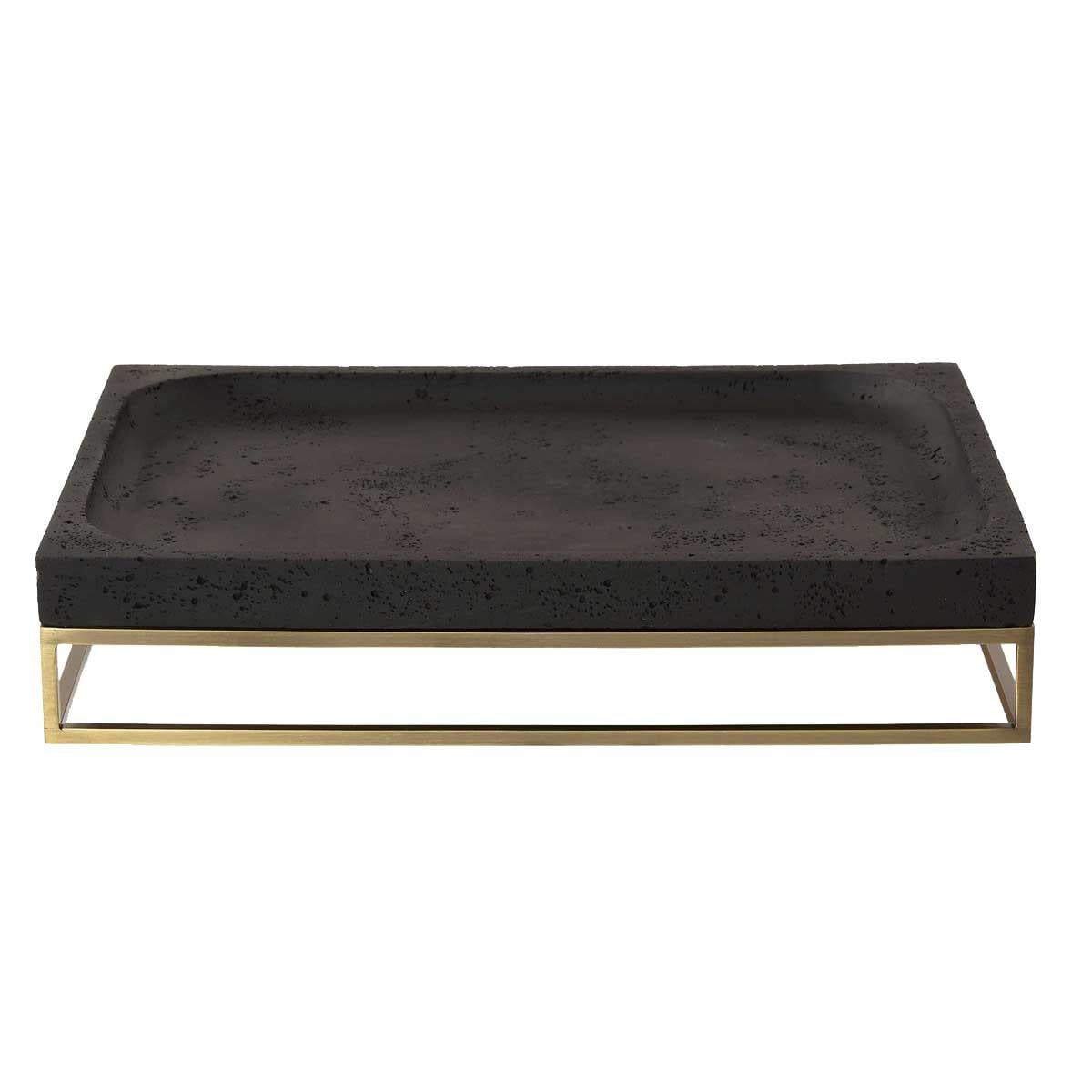 Uttermost Accessories Shadowstone Cast Black Tray House of Isabella UK