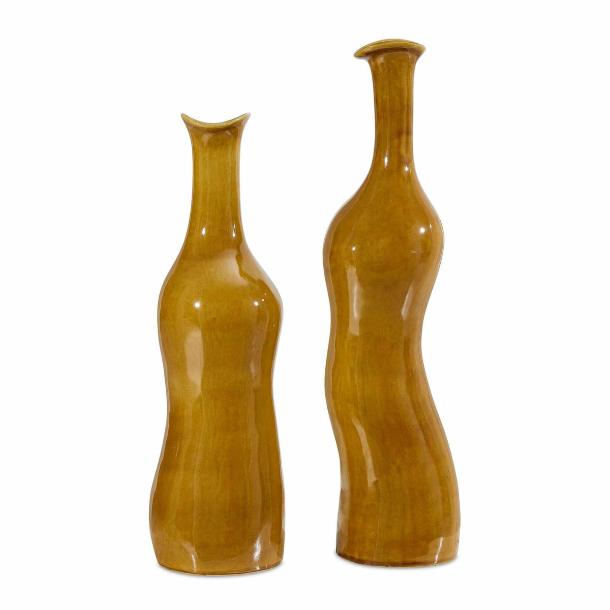 Uttermost Accessories Sienna Flow Indoor-Outdoor Bottle Vases, Set of 2 House of Isabella UK