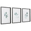 Uttermost Accessories Simple Sage Watercolor Prints, S/3 House of Isabella UK