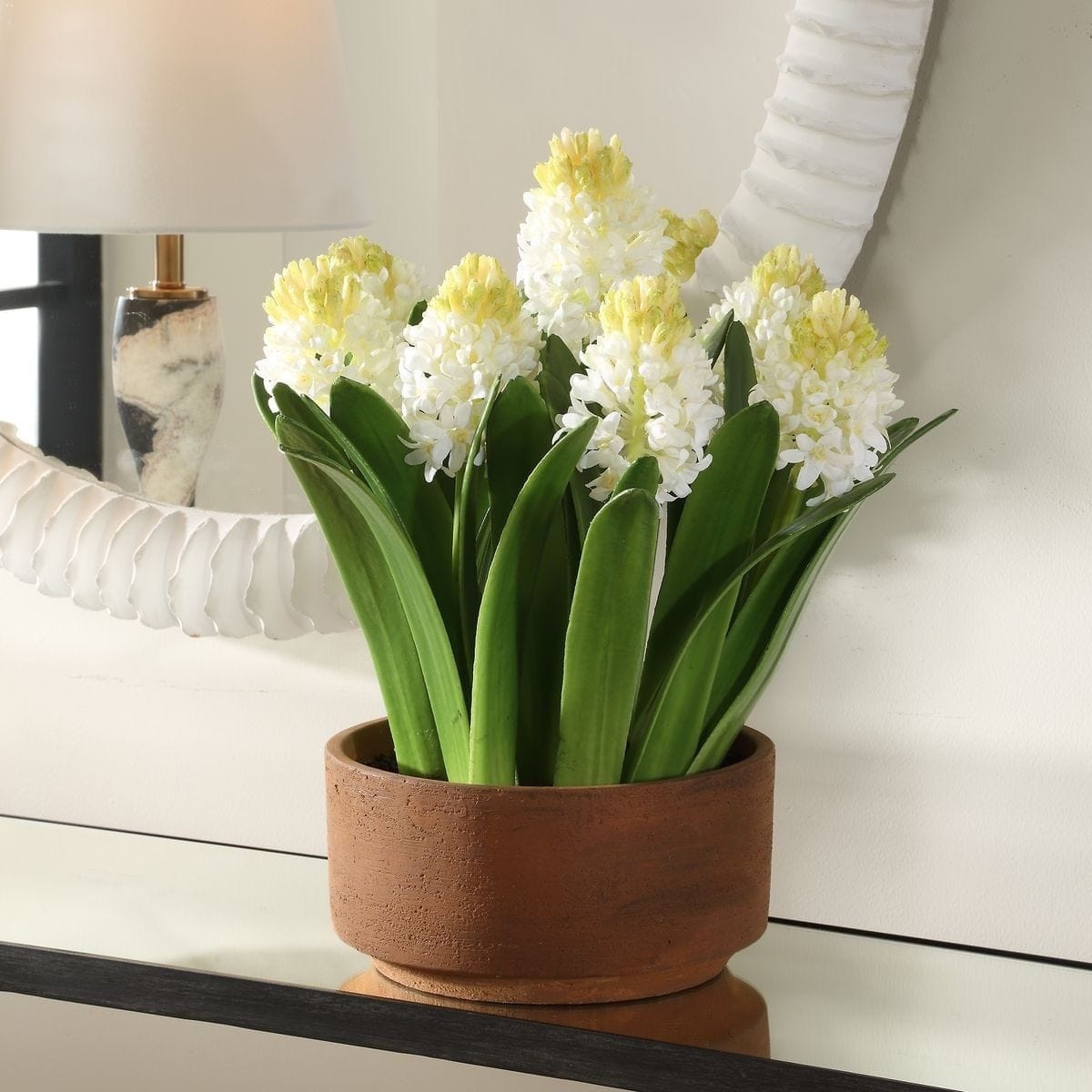 Uttermost Accessories Sincerity Potted Hyacinth Plant House of Isabella UK