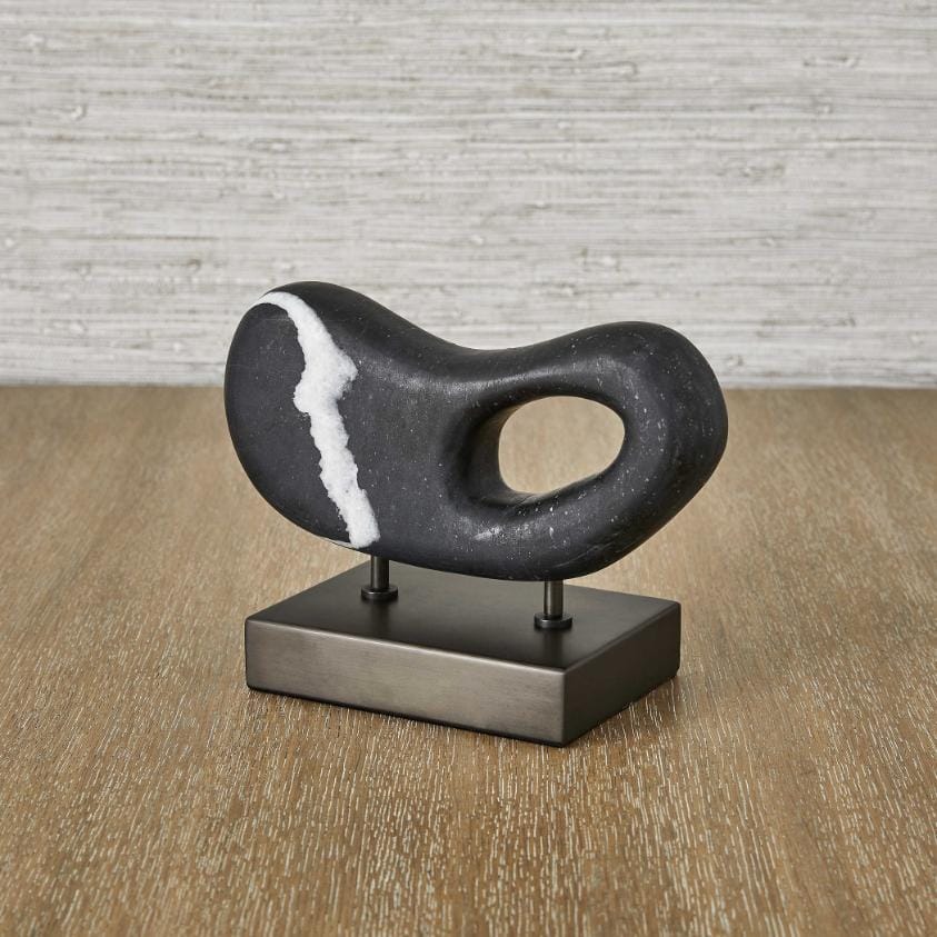 Uttermost Accessories Single Vision Sculpture in Black Marble House of Isabella UK