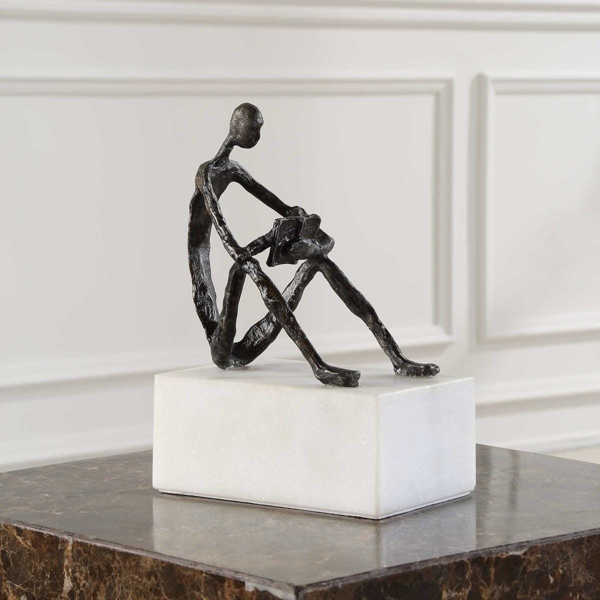 Uttermost Accessories Sit Back, Relax And Read, Iron Sculpture House of Isabella UK