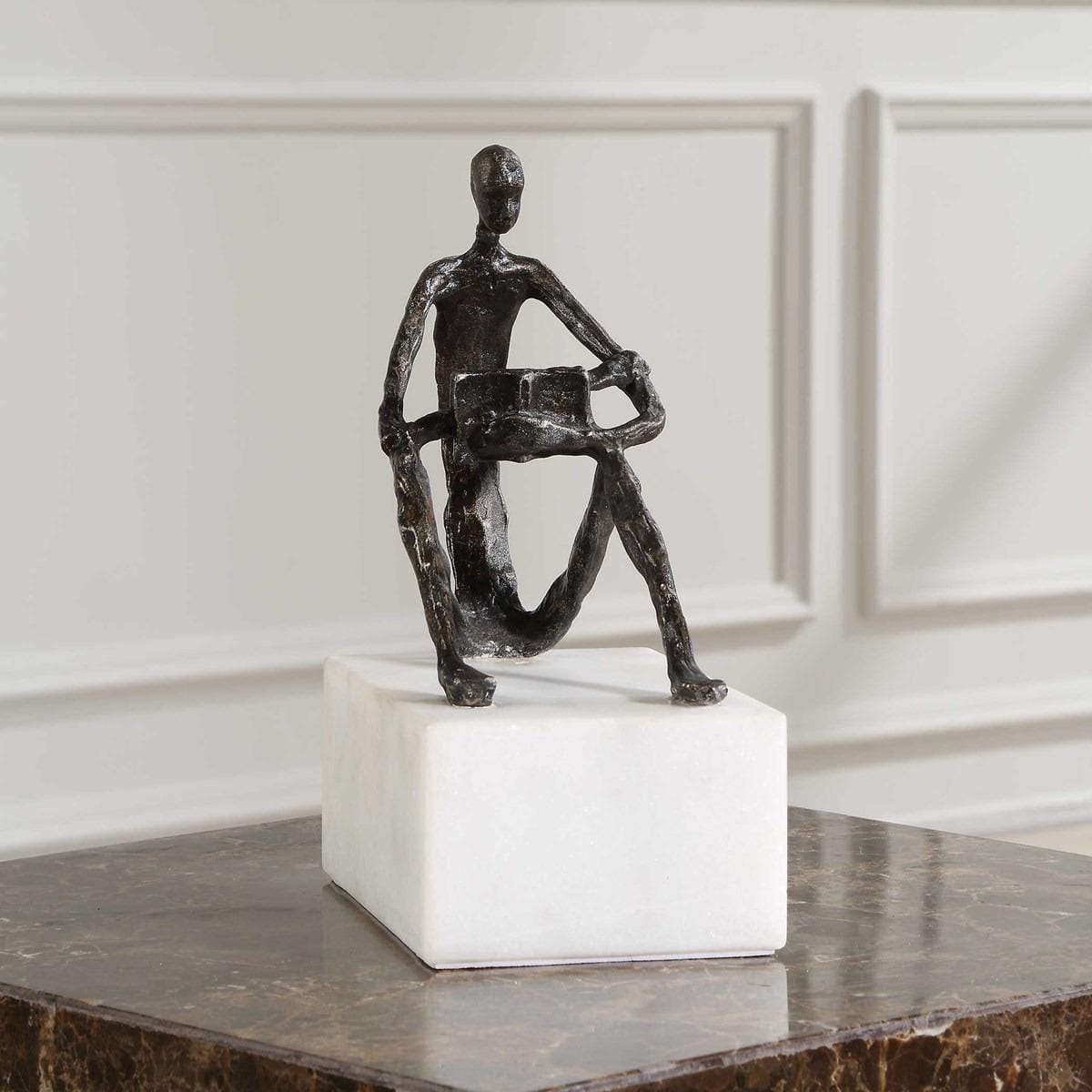 Uttermost Accessories Sit Back, Relax And Read, Iron Sculpture House of Isabella UK