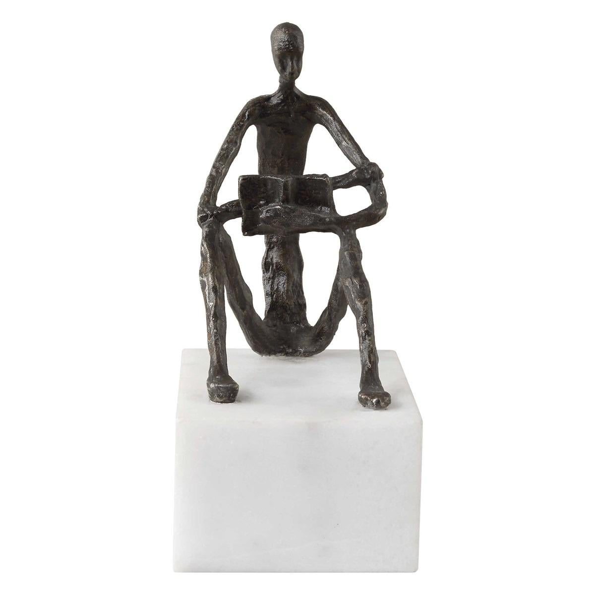 Uttermost Accessories Sit Back, Relax And Read, Iron Sculpture House of Isabella UK