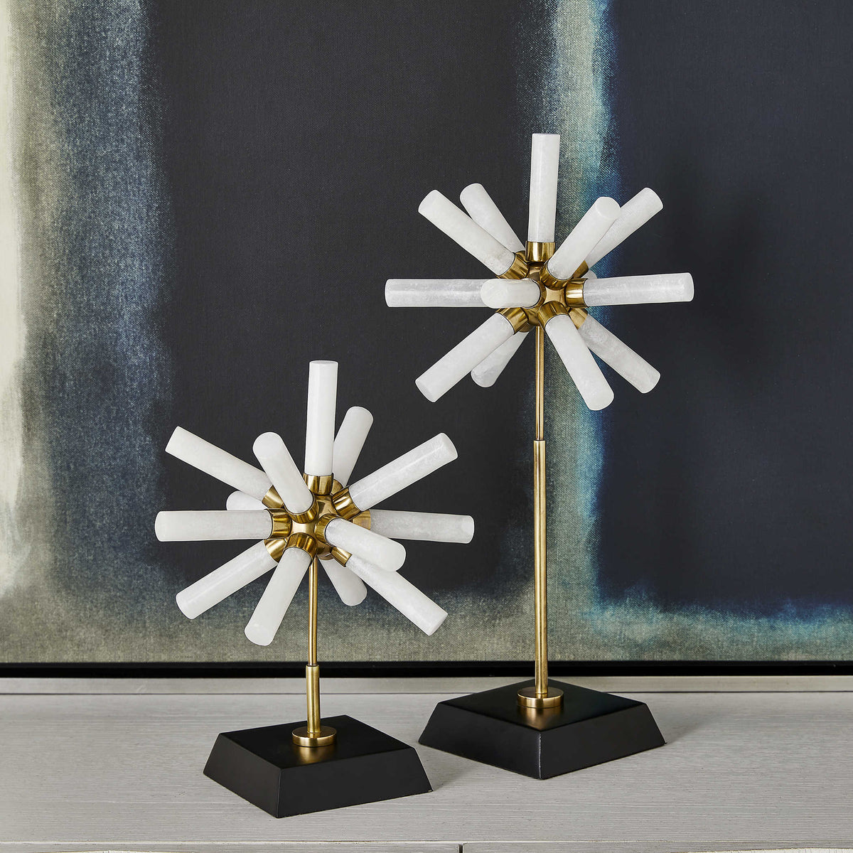 Uttermost Accessories Snowflake Sculptures, Set of 2 House of Isabella UK