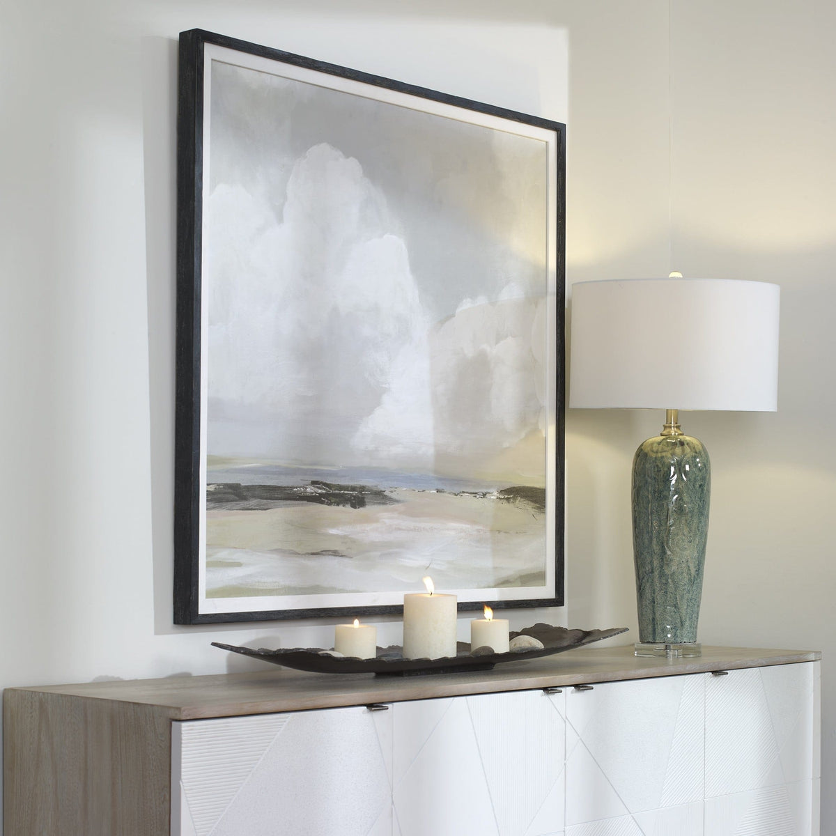 Uttermost Accessories Soft Clouds Framed Print House of Isabella UK
