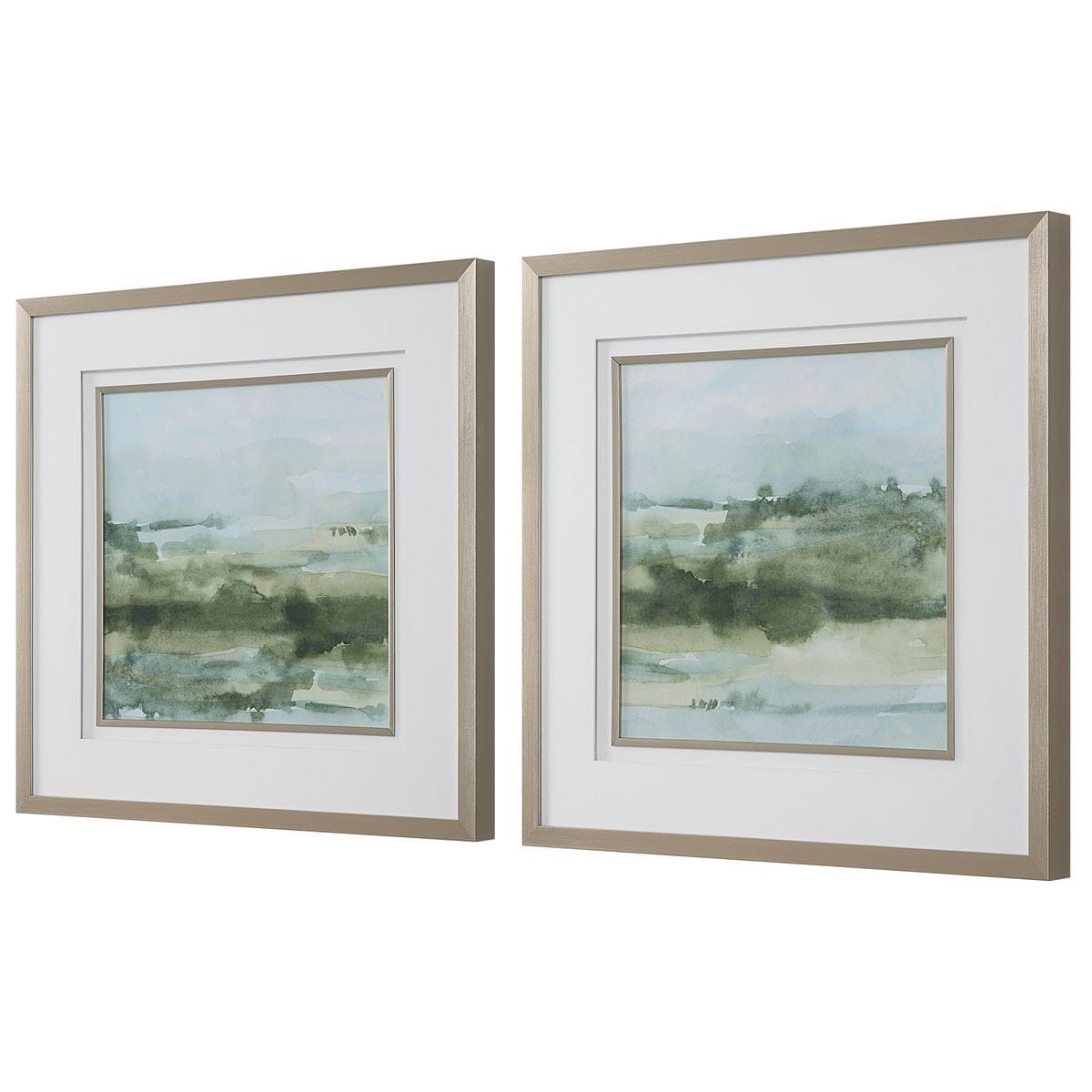 Uttermost Accessories Soft Sage Framed Prints Set of 2 House of Isabella UK