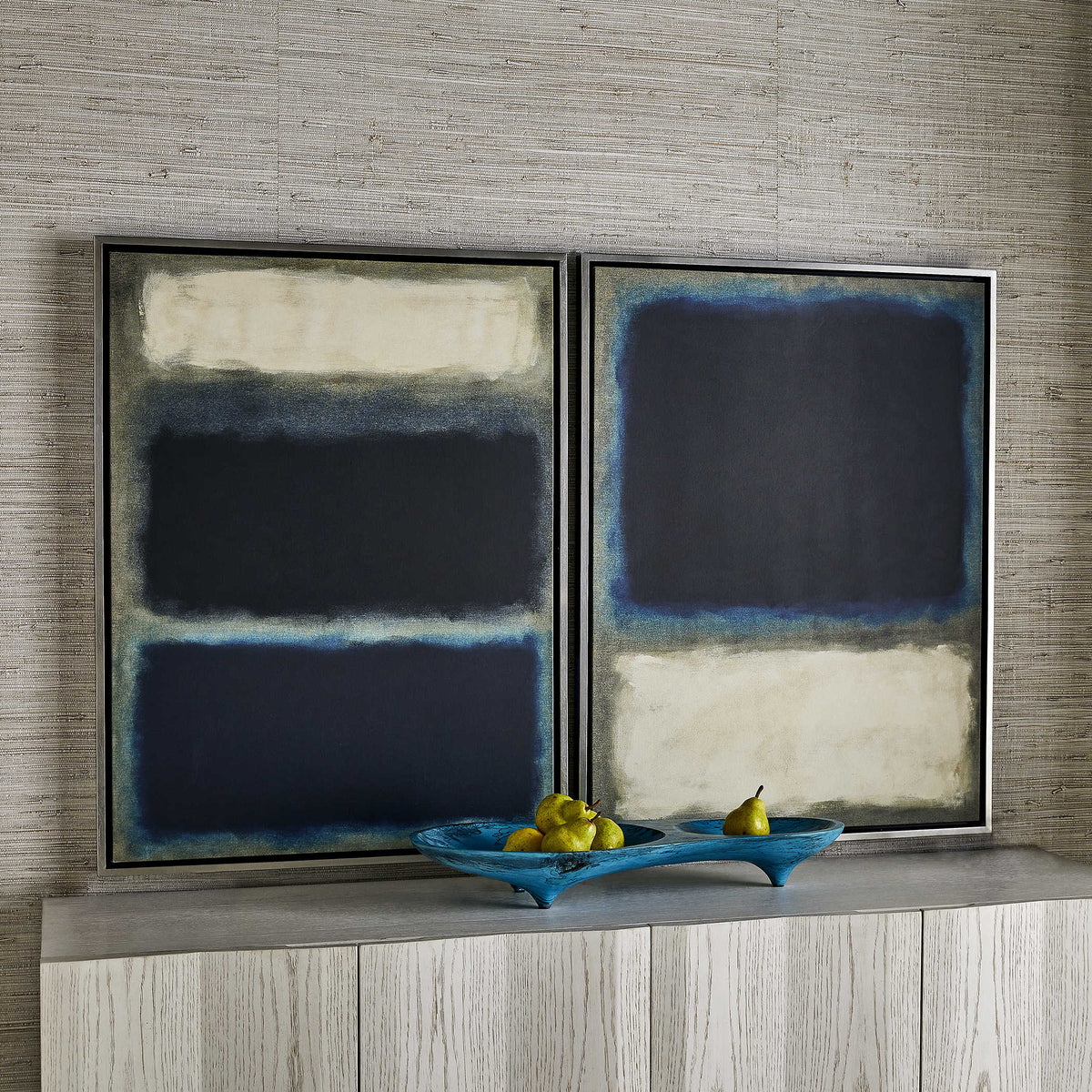 Uttermost Accessories Solstice 2 Framed Canvas House of Isabella UK