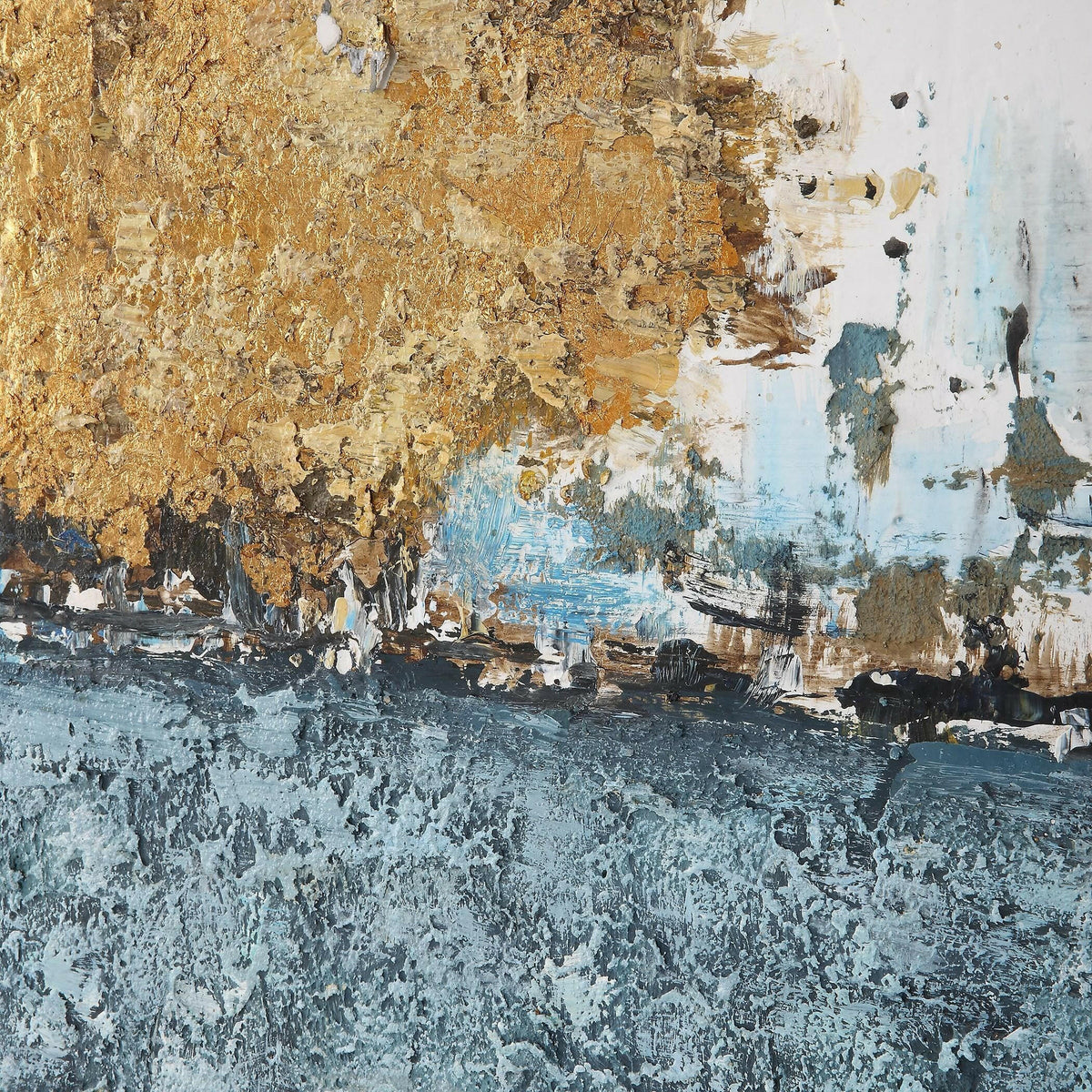 Stacked Against Hand Painted Canvas.