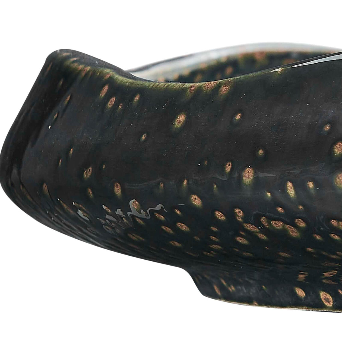 Uttermost Accessories Stardust Ripple Indoor-Outdoor Bowl in Black House of Isabella UK