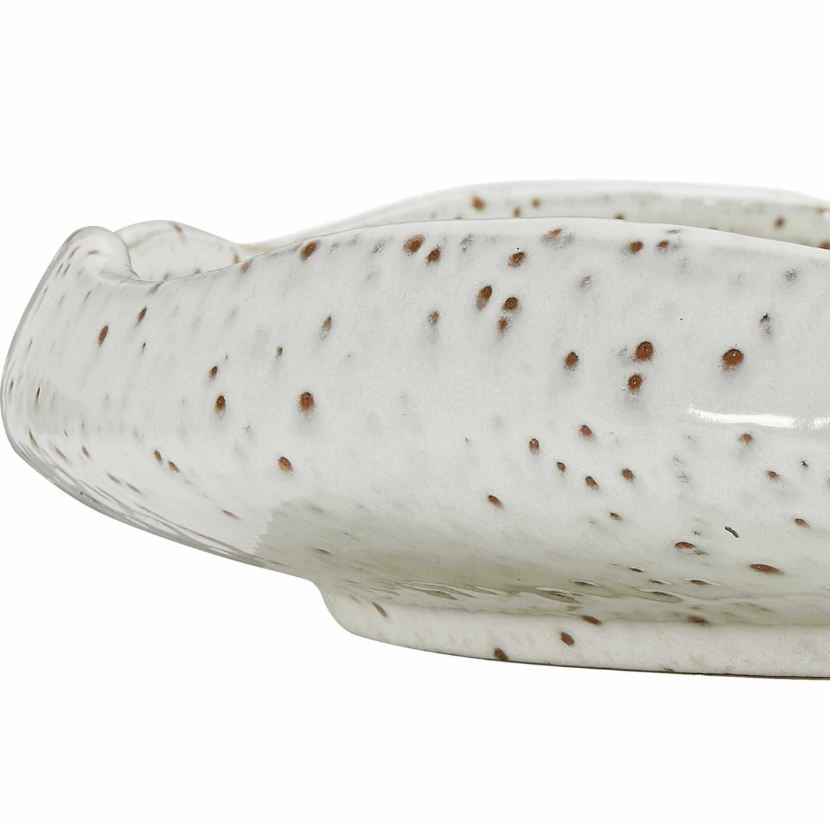 Uttermost Accessories Stardust Ripple Indoor-Outdoor White Bowl House of Isabella UK